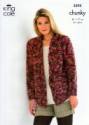 King Cole Ladies & Men's Sweater & Jacket Magnum Chunky Knitting Pattern 3295